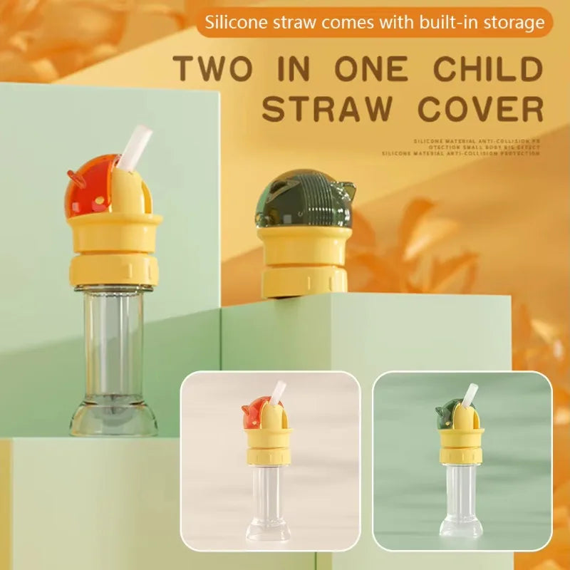 Universal Baby Bottle Cap with Anti-Choke Straw | Kids Sippy