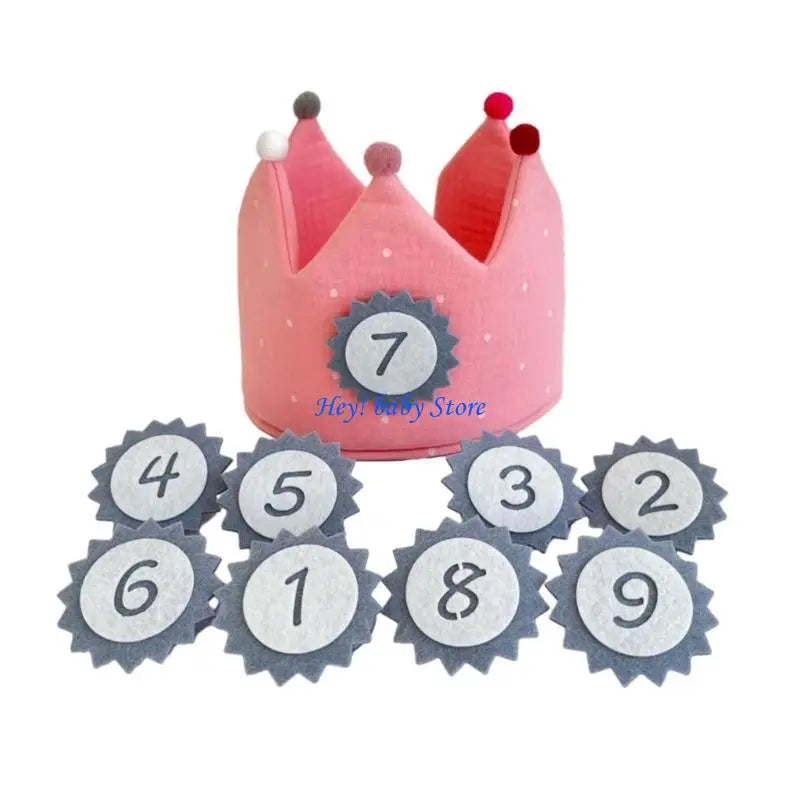 Kids Birthday Crown Hat Photo Props – Boys & Girls Party