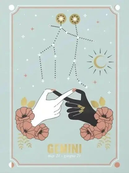 Bohemian Zodiac Tarot Astrology Canvas Wall Art | HD Print