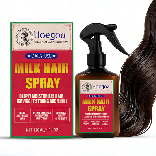 HOEGOA Milk Spray – Leave-In Conditioner & Detangler 120ml Leave-In Conditioner Spray Peaceful Pleasures Health and Wellness