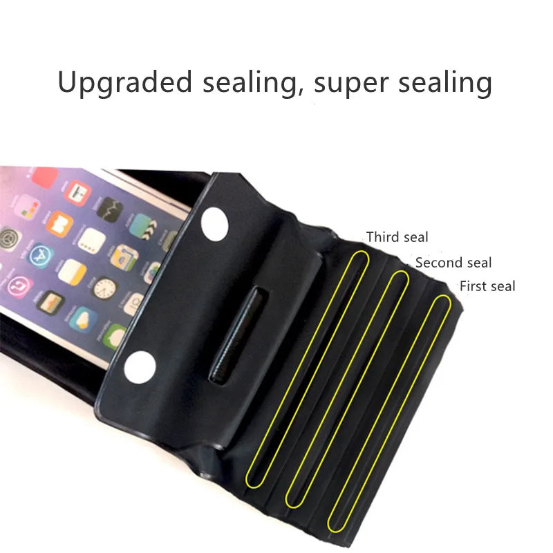 Waterproof Floating Phone Pouch with Airbag | Dry Bag
