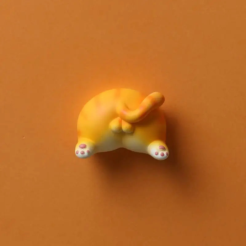 Cute Cat Butt Resin Fridge Magnets | Funny Cartoon Decor