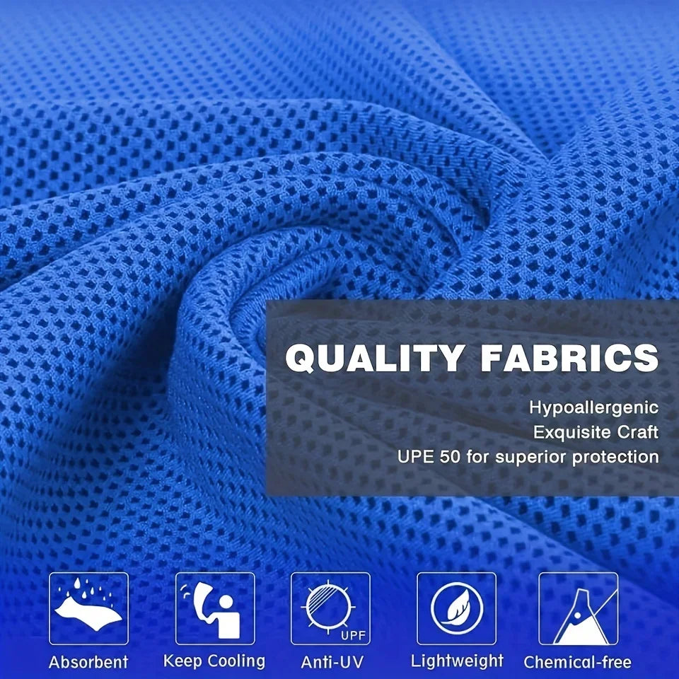 Cooling Hoodie Towel | Quick-Dry Microfiber Sports Towel