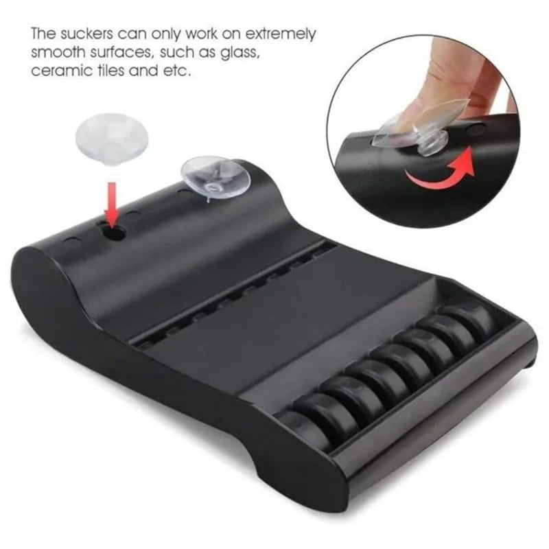 Professional Salon Holder Racks Barber Shop Shears Stand Organizer Storage Tray, Storage Tray Available for 6 Scissors Peaceful Pleasures Health and Wellness