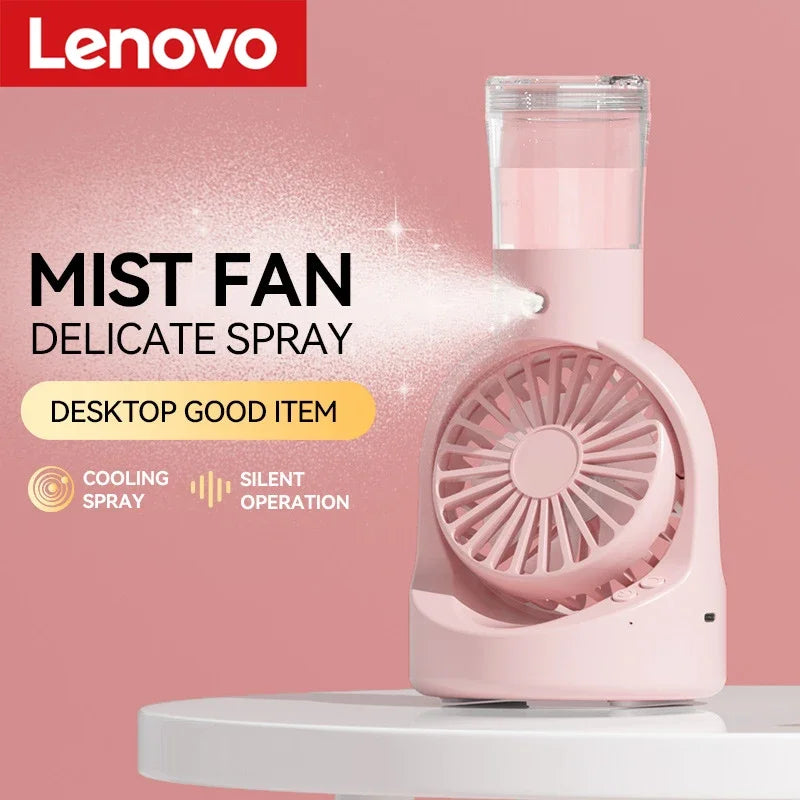 Portable Mist Spray Mini Fan Handheld Fan Ultra-Long Battery Life Hydrating Cooling Temperature-Reducing Desktop Fan Peaceful Pleasures Health and Wellness