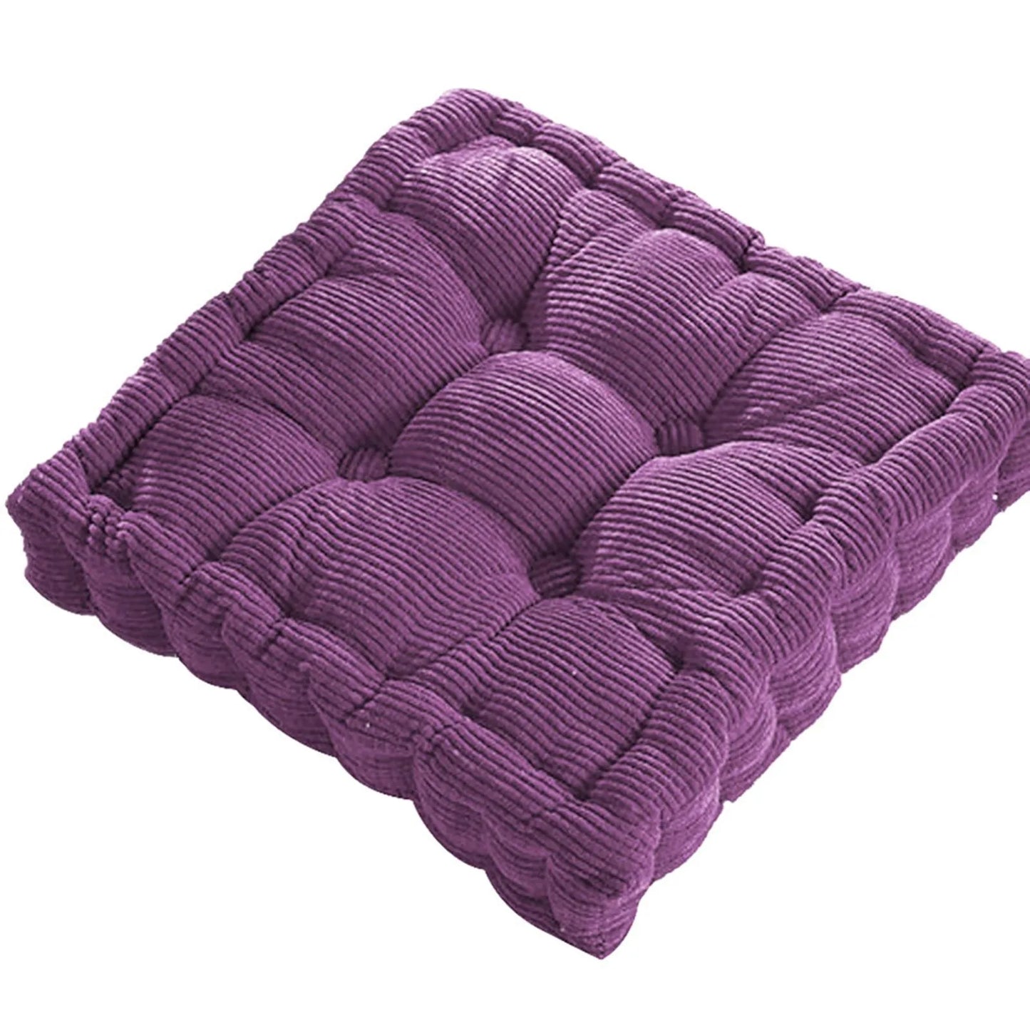 Thicken Square Corncob Tatami Seat Office Chair Cushion Soft Sofa for Home Floor Decor Textile Knee Pillow Office Outdoor Mat Peaceful Pleasures Health and Wellness Purple