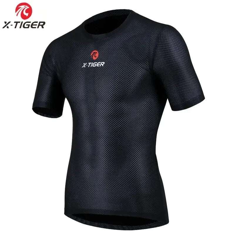 X-TIGER Men's Mesh Cycling Base Layer | Breathable Quick-Dry