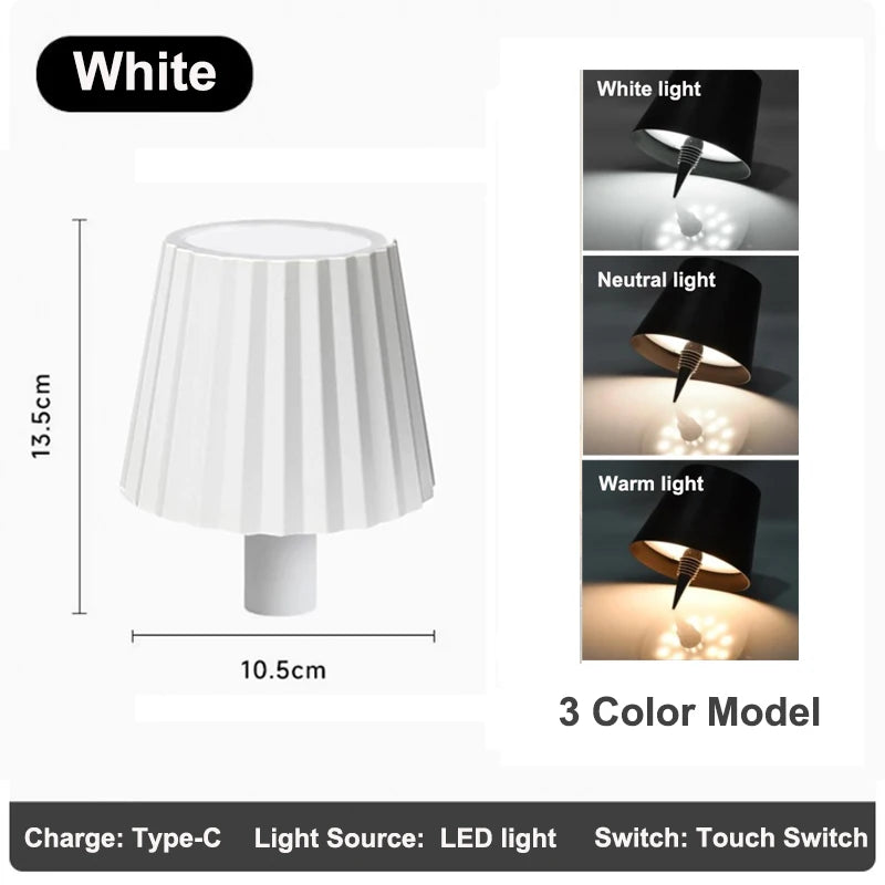 RGB Wireless Table Lamp For Wine Bottles LED Bottle Light For Outdoor Use Touch Control Ideal For Restaurant Bars Festival Party Peaceful Pleasures Health and Wellness Style A-3 Color 0-5W