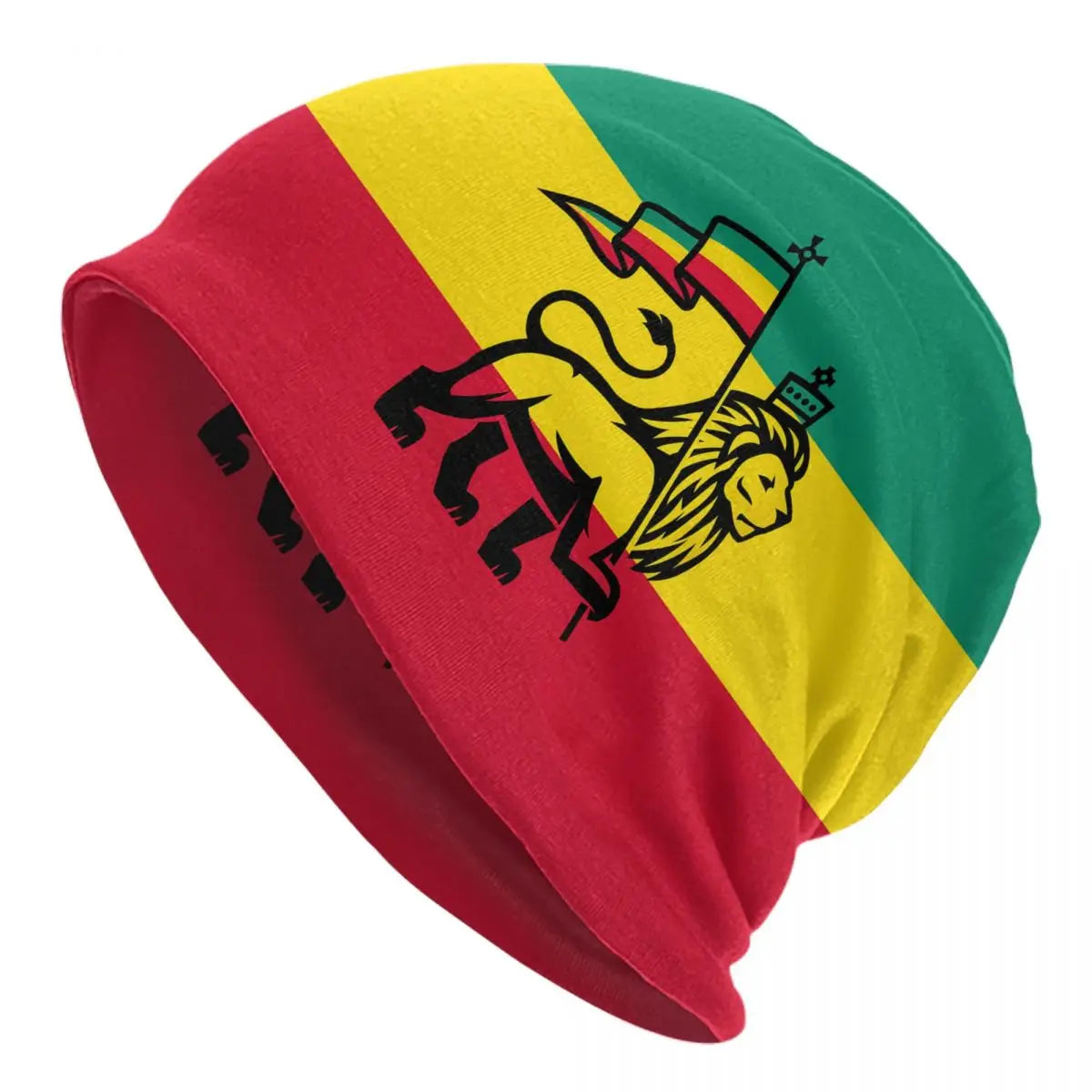 Jamaica Flag Knit Beanie Hat | Unisex Jamaican Pride Skull Cap