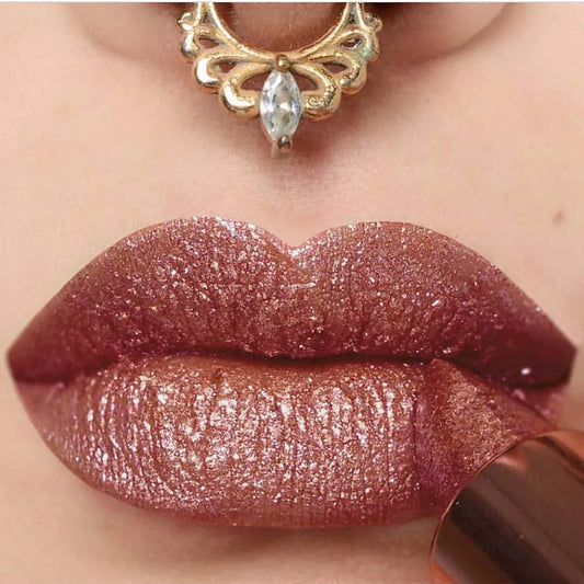 KAFURUX Glitter Plumping Lip Oil Tint – Metallic Moisturizing Lipstick Glitter Lip Oil Tint Oasis Select