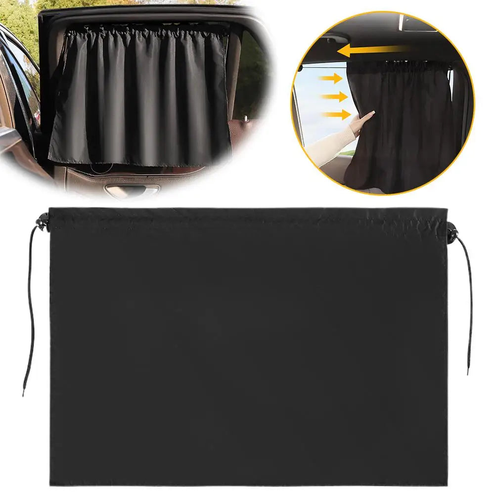 Car Shade Side Curtain Sun Protection Thermal Insulation Blackout Curtain Shade Privacy Curtain Car Interior Decoration Peaceful Pleasures Health and Wellness