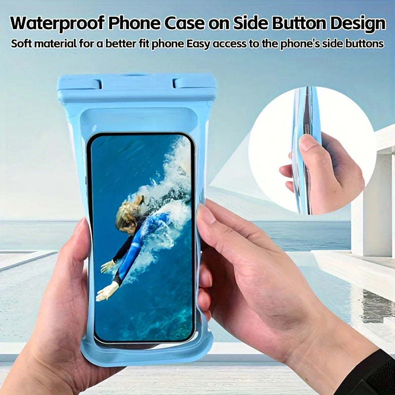 IPX8 Waterproof Phone Pouch | Clear Dry Bag for Beach & Kayak