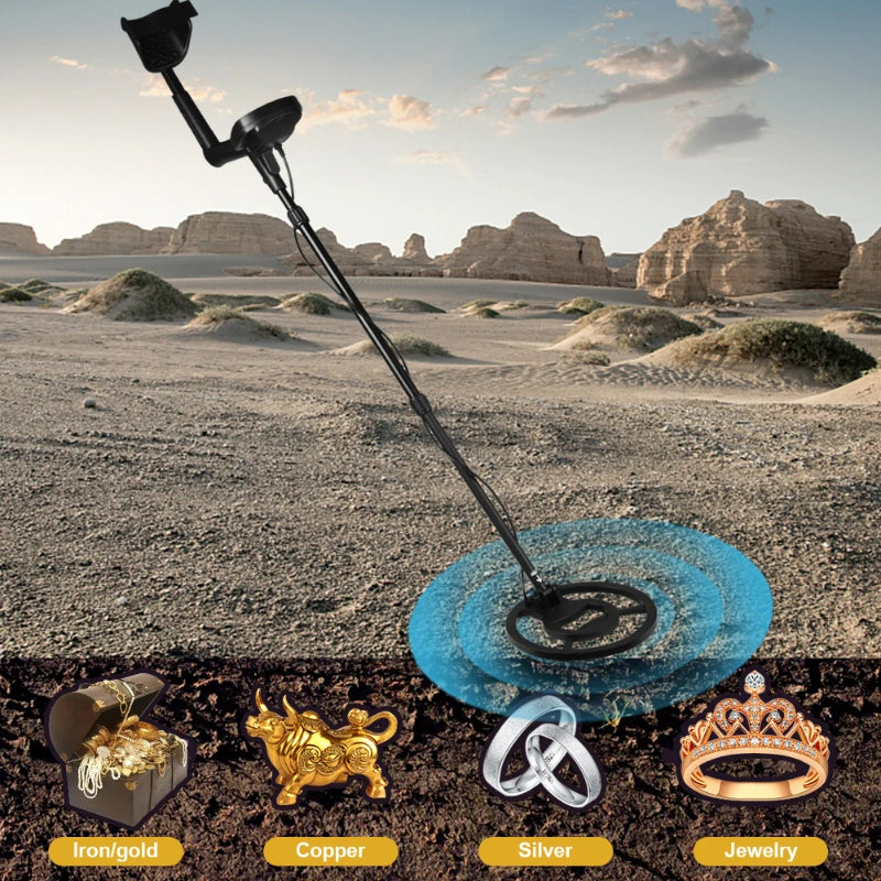 MD830 Metal Detector Underground Depth 2m Scanner Search High Precision Gold Detector Treasure Hunter Detecting Pinpointer Peaceful Pleasures Health and Wellness