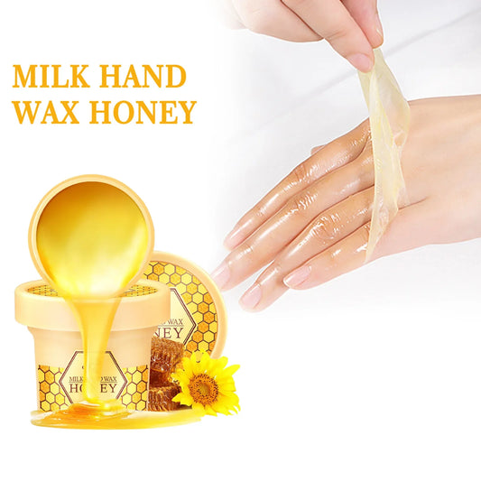 Milk & Honey Hand Wax Peel-Off Mask – Exfoliate & Moisturize Hand Wax Peel Mask Oasis Select