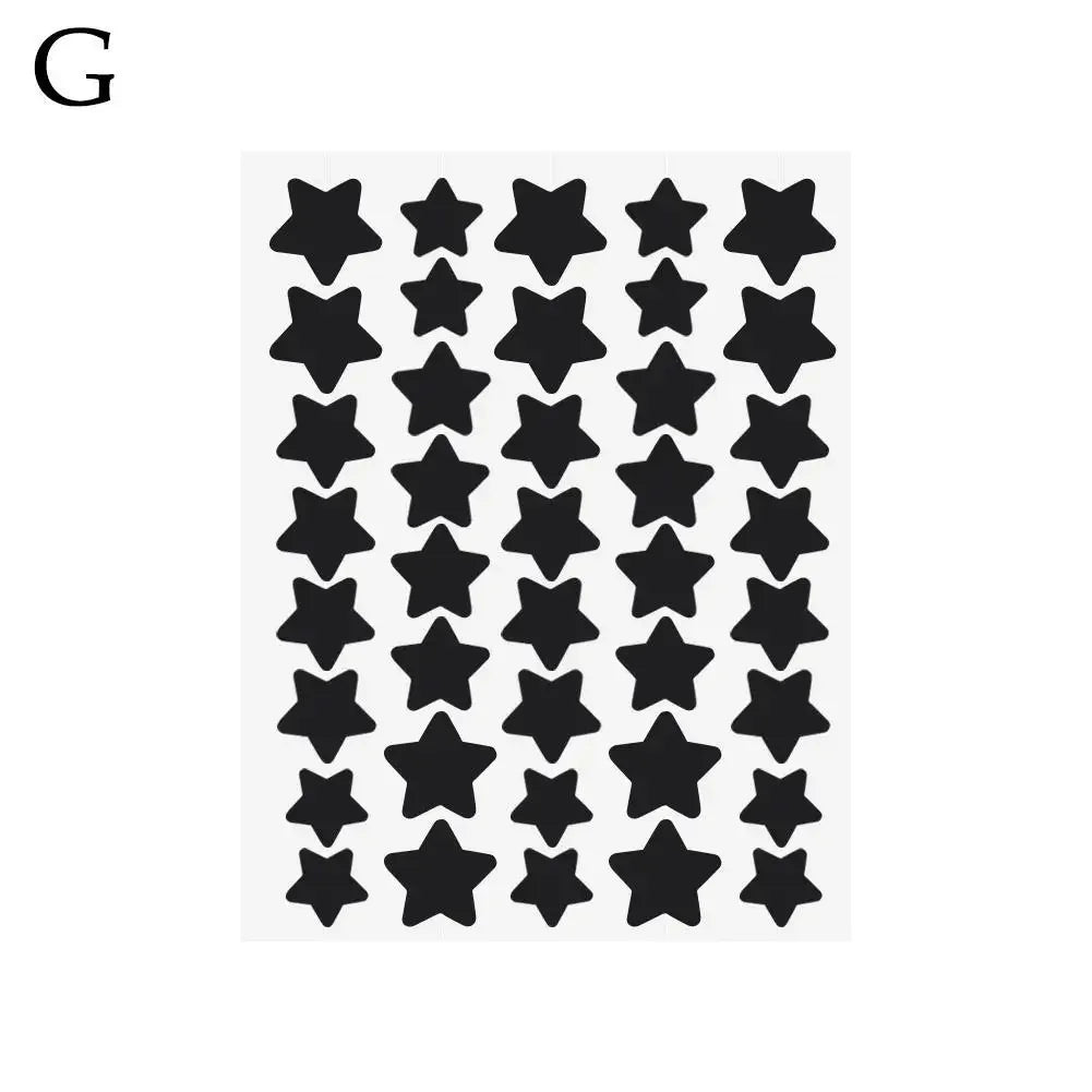 Star Pimple Patches – 40 Count Invisible Acne Cover Skincare Peaceful Pleasures Health and Wellness black