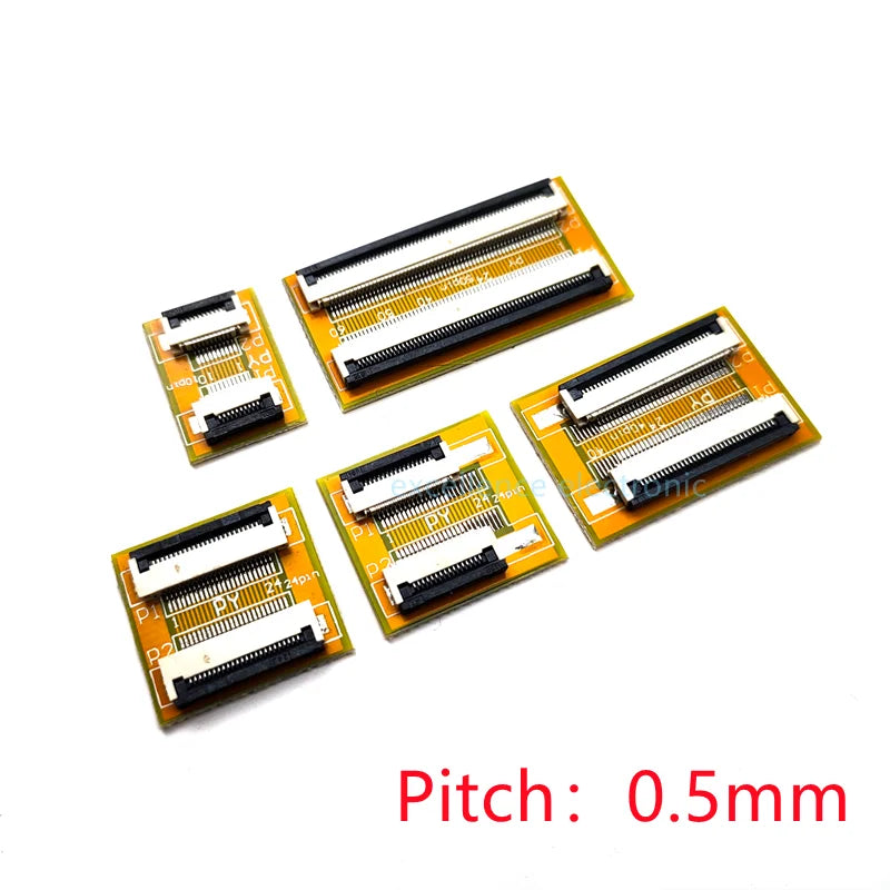 2PCS FFC FPC 0.5mm 1.0mm Flexible Flat Cable Lengthen Extension Board Adapter Board 4P 5P 6P 8P 10P 12P 16P 20P 24P 30P 40P 50P Peaceful Pleasures Health and Wellness