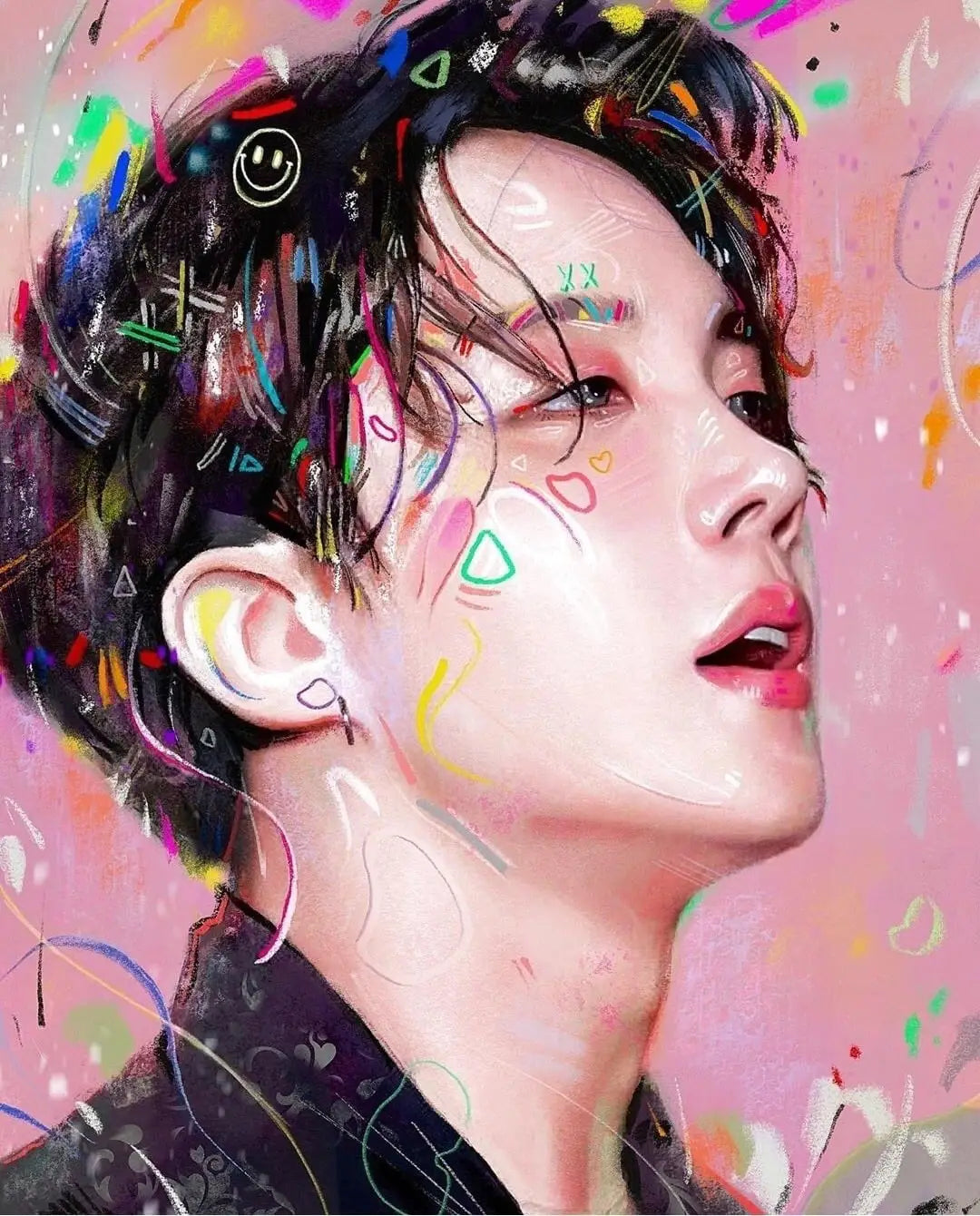 Paint by Numbers Kit – Men Figure Acrylic Canvas 60×75cm