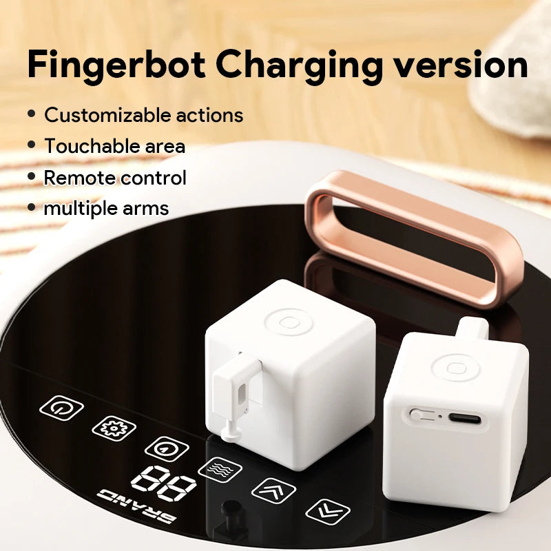 Tuya Smart Touch Finger Robot ZigBee 3.0 Chargeable Switch Button Pusher Bot Remote Control App Support Alexa Google Home Alice Peaceful Pleasures Health and Wellness