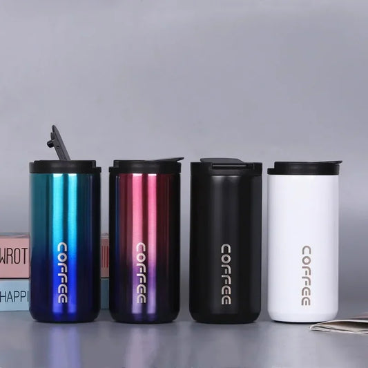 Car Mount Stainless Steel Insulated Coffee Cup | 400ml & 550ml Insulated Travel Mug Peaceful Pleasures Health and Wellness
