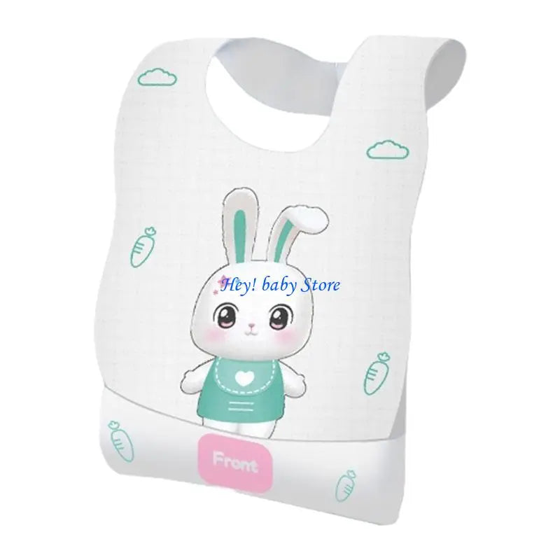 Disposable Baby Bibs & Burp Cloths for Infants & Toddlers 10pk