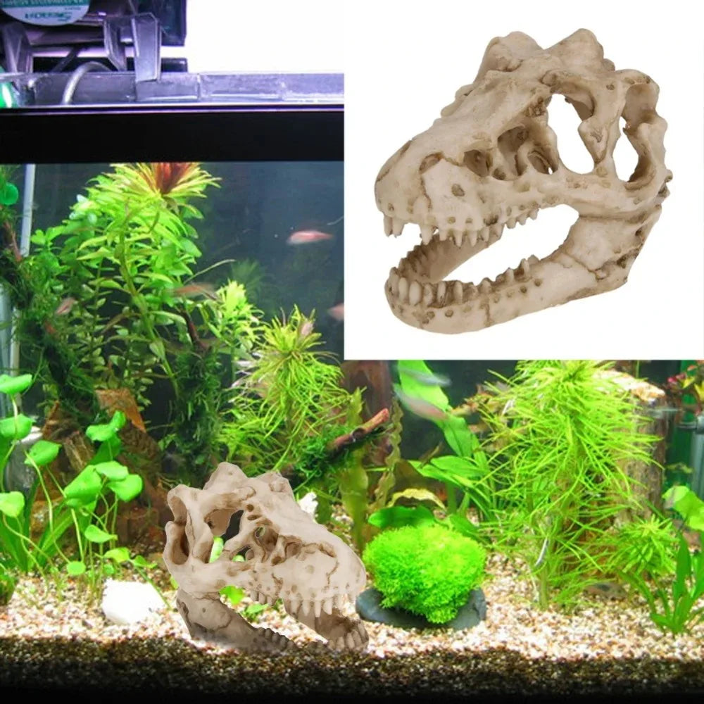 Dinosaur Fossil Model Fish Tank Aquarium Artificial Decoration Landscaping Ornaments Horror Props Art Deco Handicrafts Ornaments Peaceful Pleasures Health and Wellness