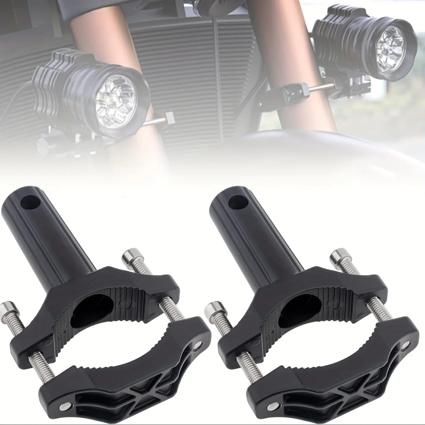 Motorcycle Bumper Modified Headlight Stand Spotlight Extension Pole
