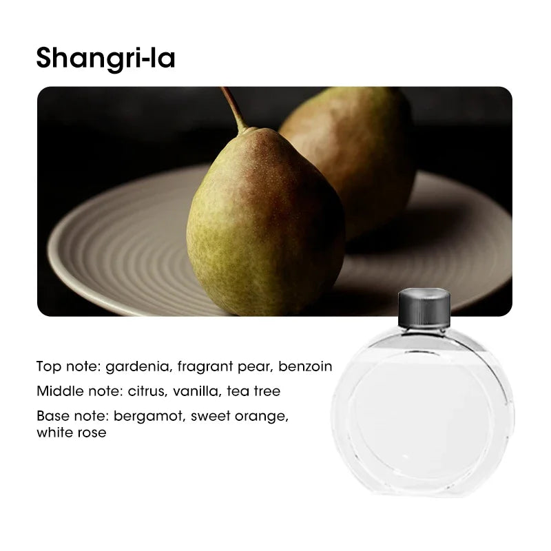 2024 New Diffuser Aromatherapy Machine USB Smart Air Purifier with Display for Kitchen Toilet Bathroom Car Air Deodorization Peaceful Pleasures Health and Wellness 1PC Shangri-la Oil