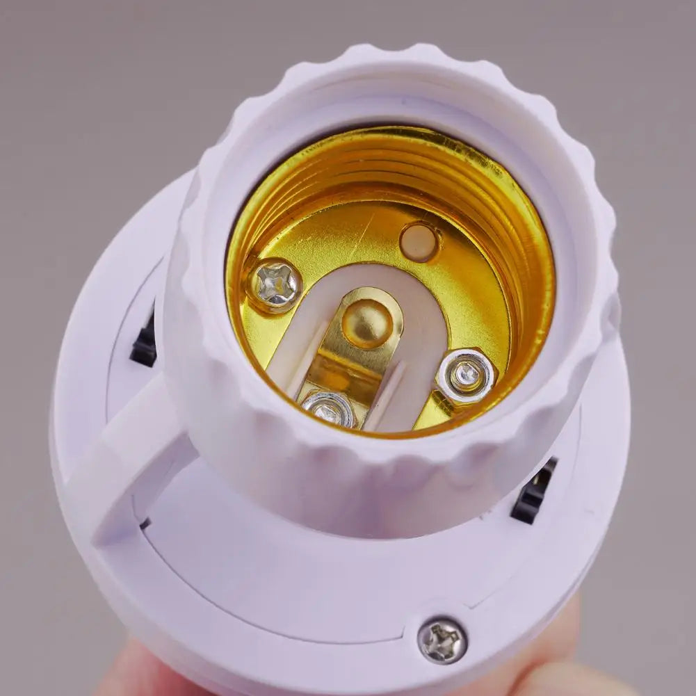 E27 PIR Motion Sensor Bulb Socket Adapter – Auto On/Off