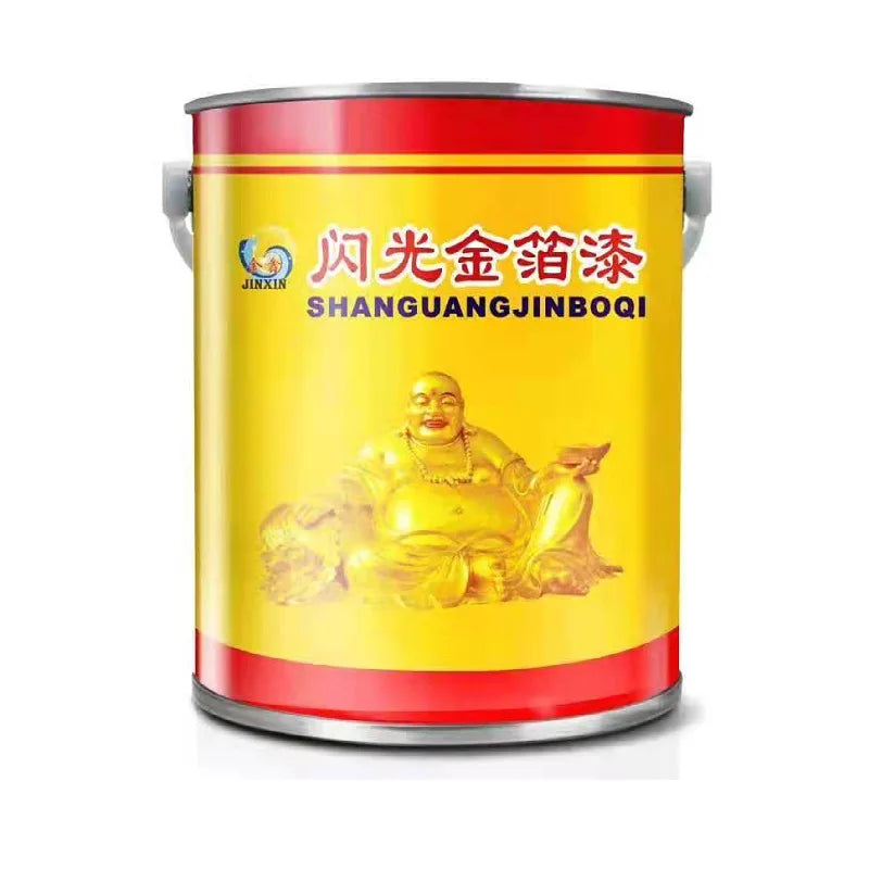 Gold Paint Water-based Bronzing Paint For Wood Gold Statue Furniture Gold Paint Safe Non-toxic Gold Foil Paint Decor Peaceful Pleasures Health and Wellness