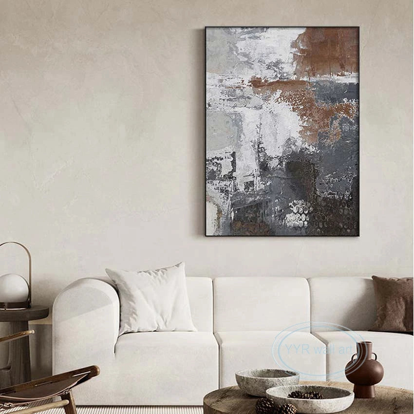 Wall Decoration Poster Living Room Bedroom Study Hotel Canvas Hanging Picture Modern Abstract 100% Handmade Custom Oil Painting Peaceful Pleasures Health and Wellness No frame 60cmx120cm