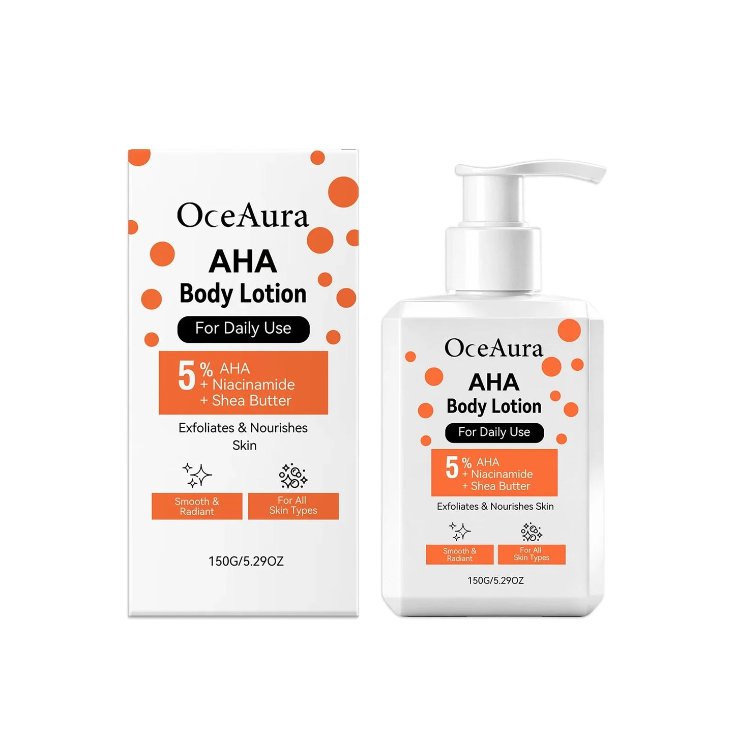 OceAura Niacinamide Body Lotion – Brightening & Nourishing 150g
