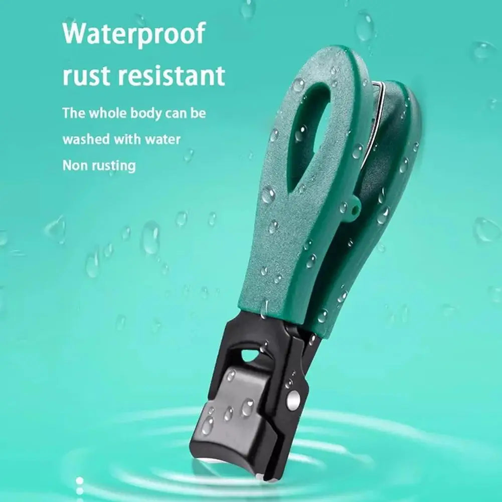 Ultra Sharp Stainless Steel Nail Clipper | Wide Jaw Anti-Splash