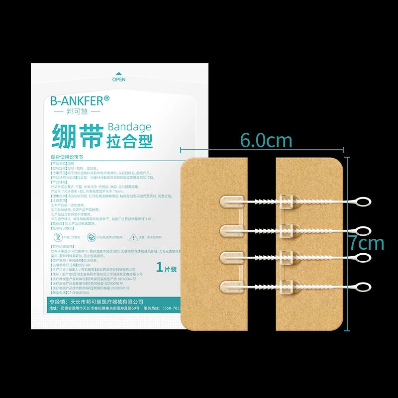 Zipper Wound Closure Patch – Suture-Free Hemostatic Bandage