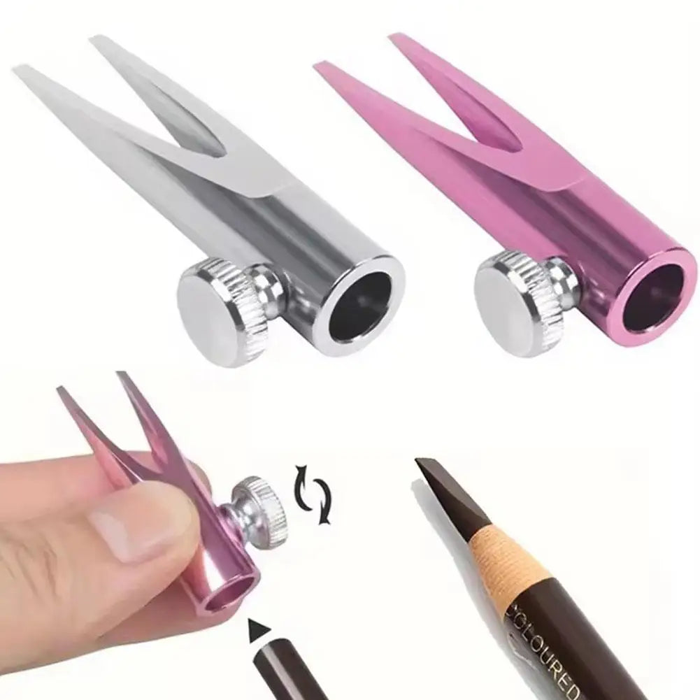 U-Shaped Eyebrow Pencil Sharpener Guide – Duck-Bill Brow Tool