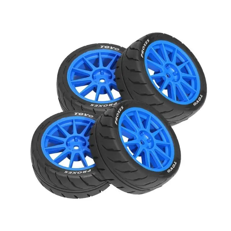RC Beadlock Wheel Tires 1/10 Scale Crawler 4PCS Rubber Set