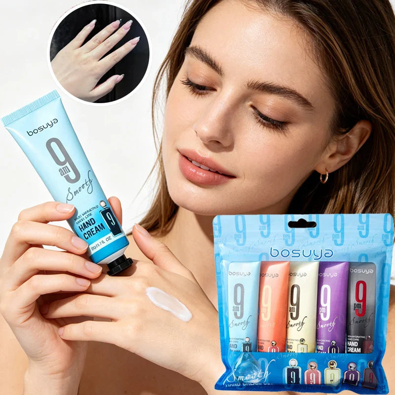 5-Piece Moisturizing Fragrance Hand Cream Set – Non-Greasy
