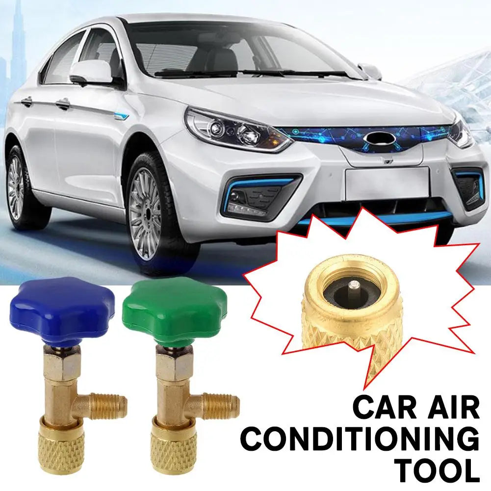 Air Car Automotive safety valve Bottle Opener For R22 R134a R410A Gas 1/4 SAE Auto AC Can Tap Valve Air Car Conditioning Tool Peaceful Pleasures Health and Wellness