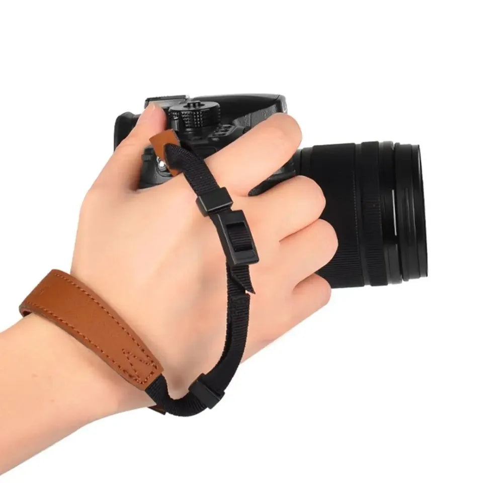 Casual Multifunctional DSLR Camera Wrist Strap Universal Photography Wrist Strap Safety Protects The Camera and Frees Your Hands Peaceful Pleasures Health and Wellness