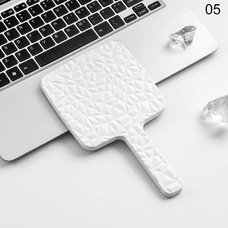 Mini Square Handheld Makeup Mirror | Portable Travel Cosmetic Mirror
