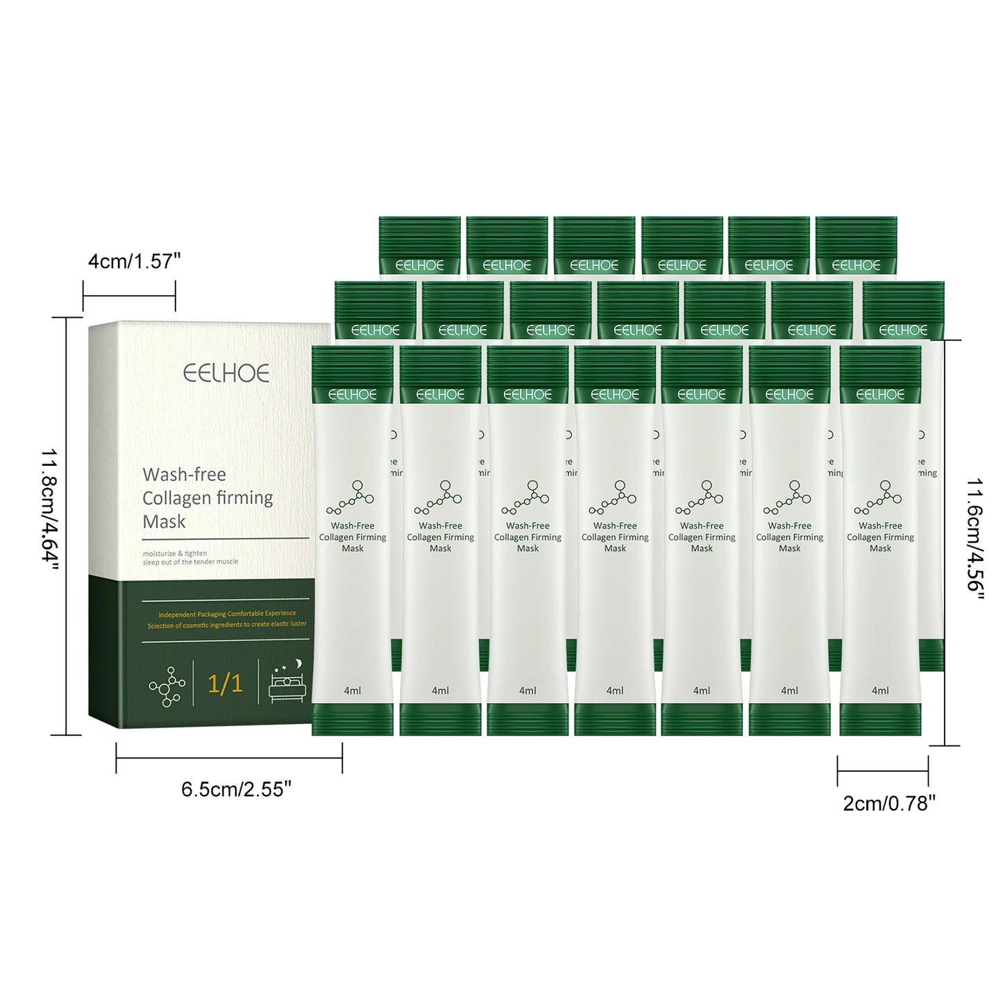 20-Pack Collagen Sleeping Mask – Anti-Aging, Firming & Hydrating