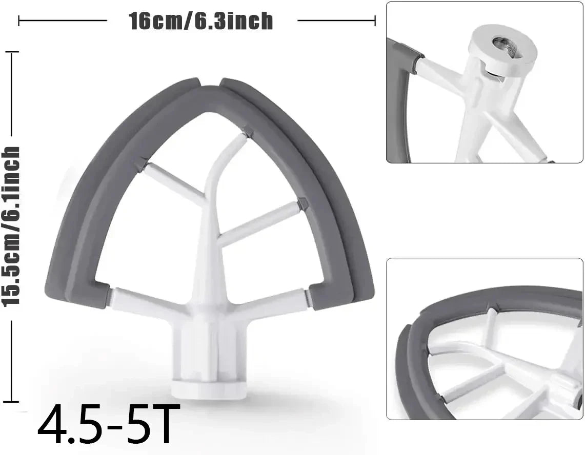 4.5-5 inch silicone accessories compatible with KitchenAid tilt head vertical mixer to enhance your baking experience Peaceful Pleasures Health and Wellness