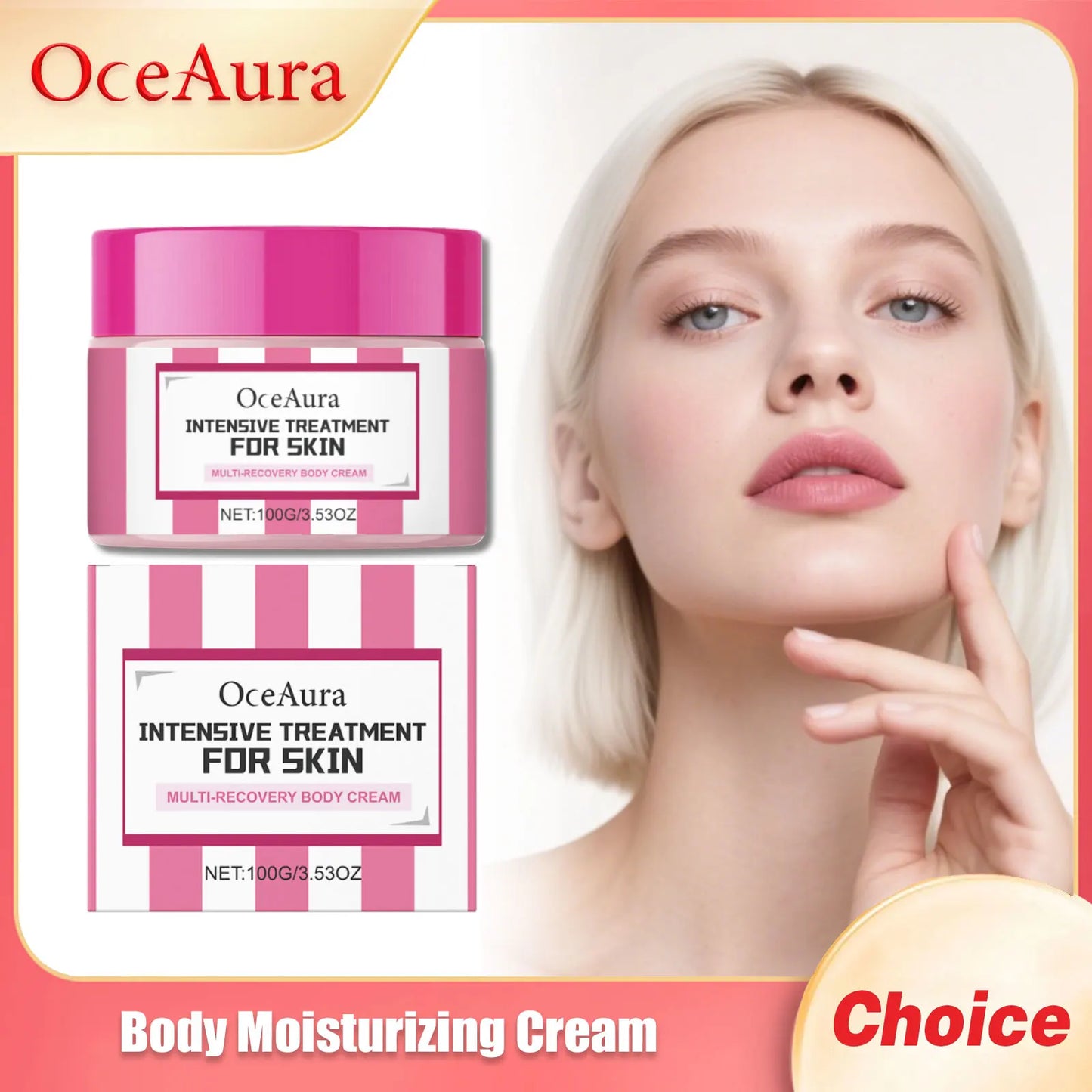OceAura Body Moisturizing Cream – Firming & Hydrating 100g