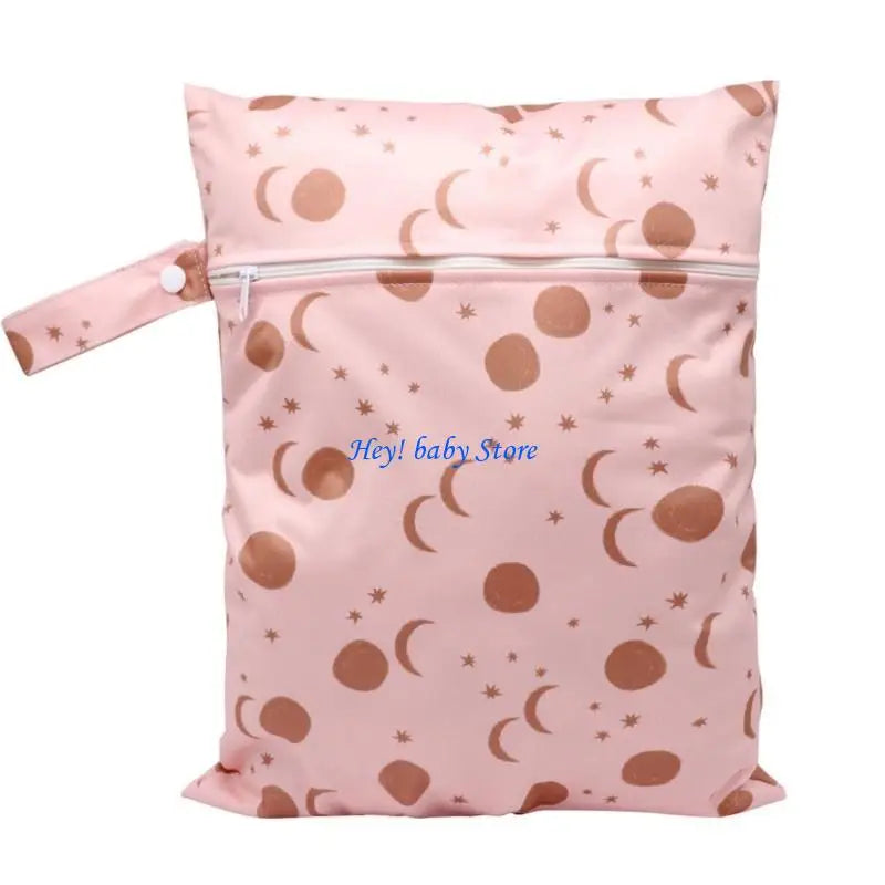 Foldable Baby Diaper Bag | Cartoon Print Stroller Pack