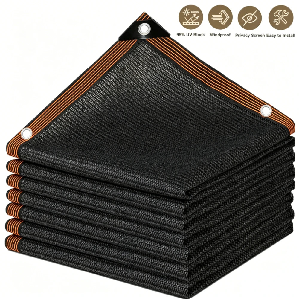 50% HDPE Sun Shade Cloth with Grommets | Garden & Patio
