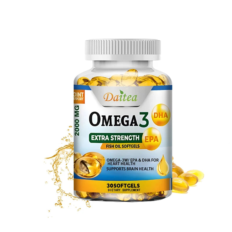 Fish Oil Omega-3 Softgels | Heart, Brain & Joint Health