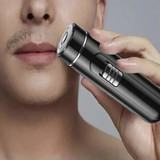 Compact & Convenient Electric Razor for Men - USB Rechargeable, Wet & Dry, Easy One-Button Use - Perfect for Home, Car & Travel! Peaceful Pleasures Health and Wellness