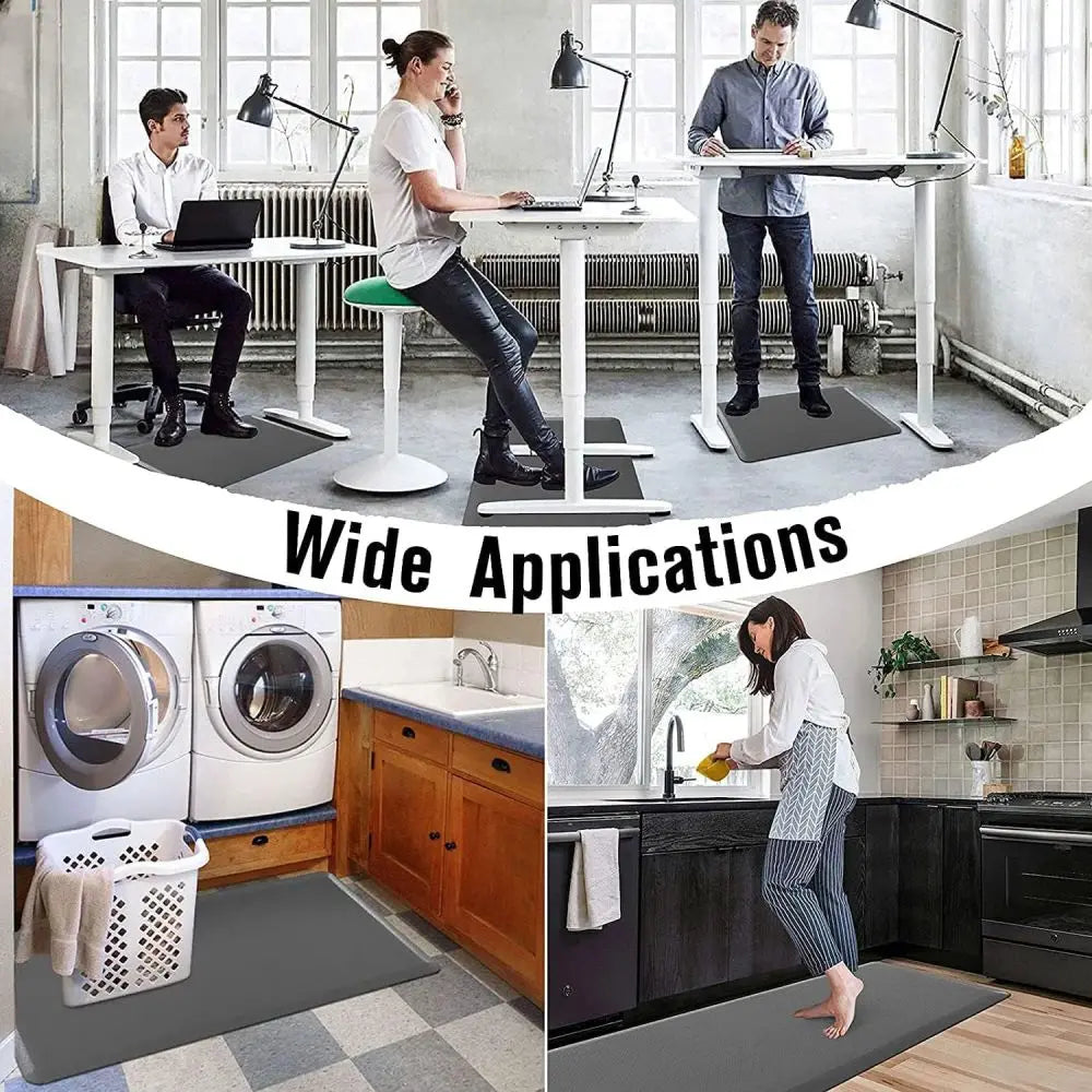 Long Strip Non-Slip Absorbent Kitchen Floor Mat | Flannel EVA