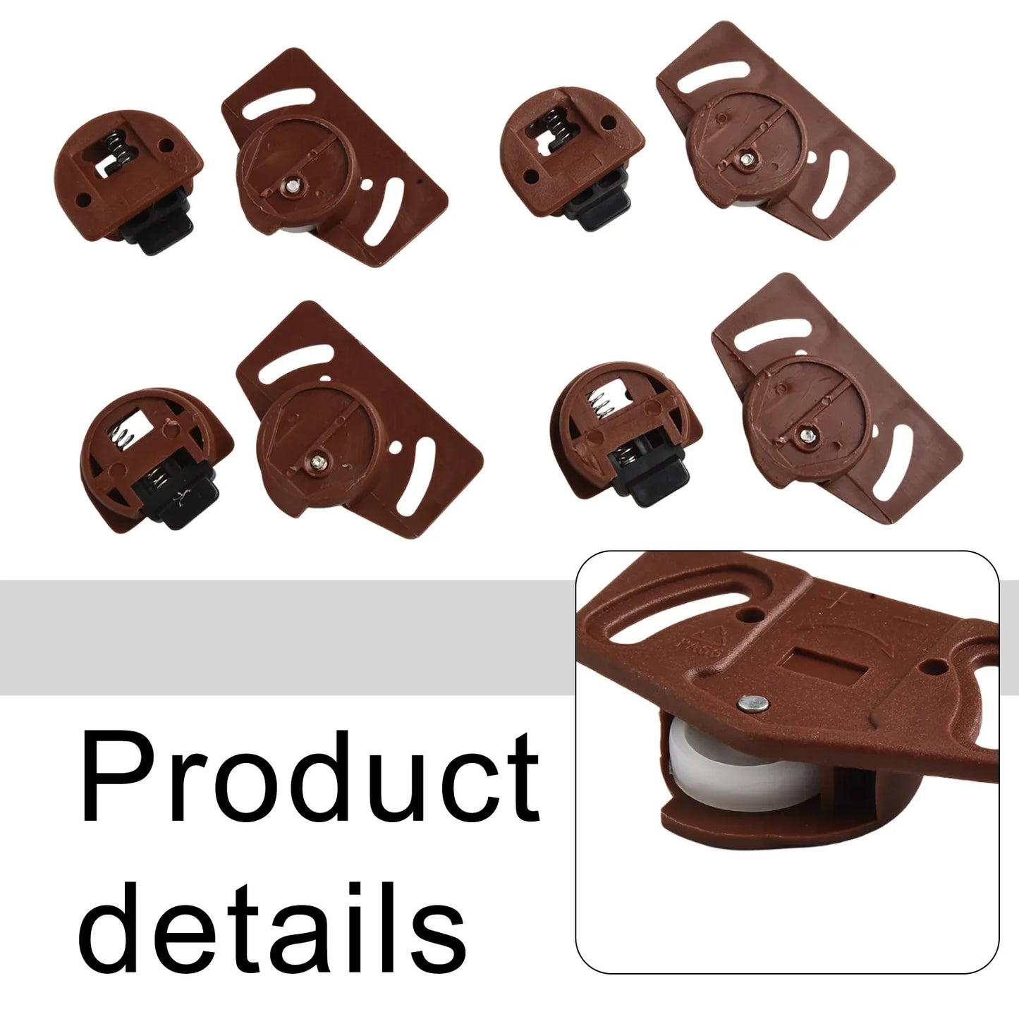 Sliding Door Roller & Guide Kit for Cabinets & Wardrobes