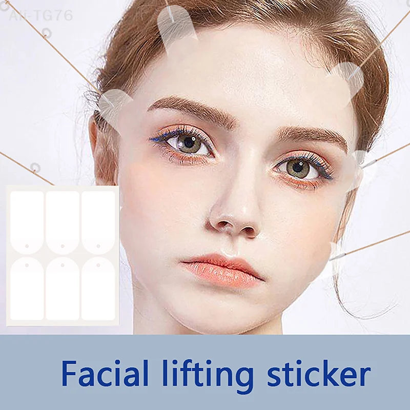 18Pcs Invisible Face Lift Tape | V-Shape Chin & Jaw Stickers