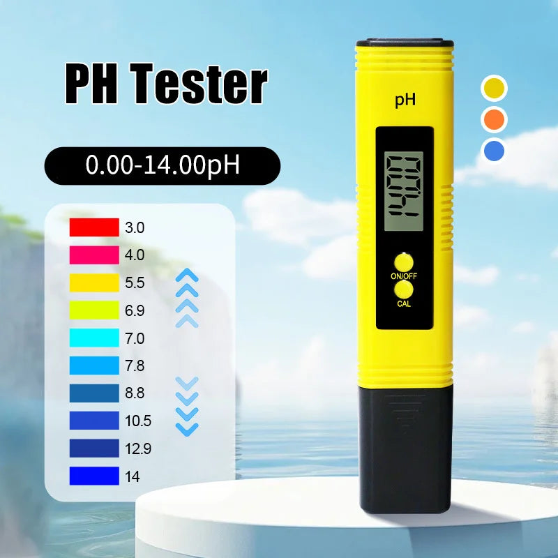 Water 0-14 PH Meter Digital Tester TDS Water Quality Tester 0.01ph Automatic Calibration For Household, Aquarium, Swimming Pool Peaceful Pleasures Health and Wellness